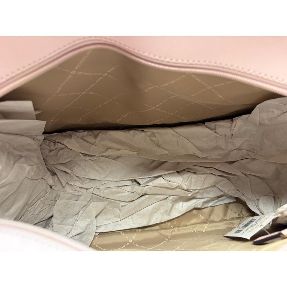 Michael Kors Gilly Large Drawstring Travel Tote Powder Blush Leather 35S1G2GT7L - Picture 9 of 12